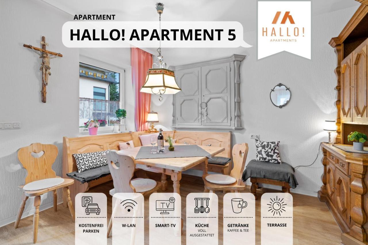 Sehr Grosse Ferienwohnung In Bester Lage Mit Grosser Sonnenterrasse L Innenstadtnaehe L 1 Minute Zum Bahnhof L Grosse Kueche L Tv L Extra-Wc L Free-Wlan L Willkommen Im Hallo!-Apartment 5 Бад-Верісгофен Екстер'єр фото